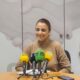 Dunia Almansouri durante una rueda de prensa sobre presupuestos en Melilla