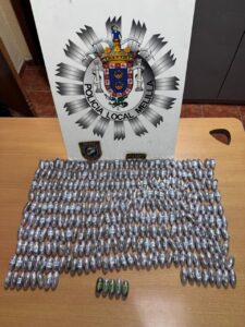 Intervención policial de hachís en Melilla con bellotas envueltas en plástico