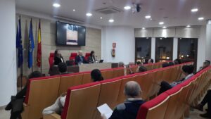 Asistentes en jornadas sobre asesoramiento a mujeres en crisis matrimoniales en Melilla