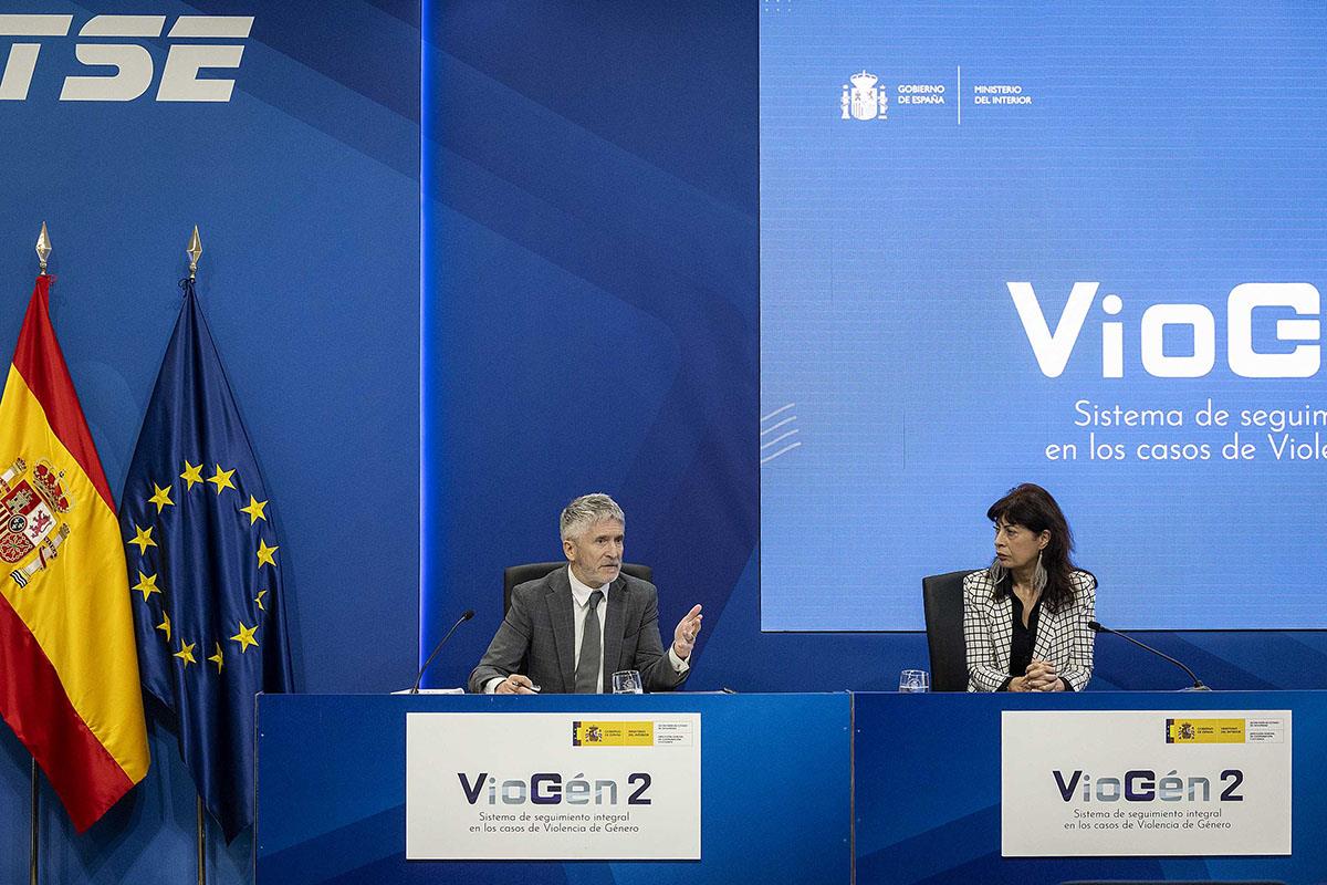 Fernando Grande-Marlaska en presentación del sistema VioGén sobre violencia de género