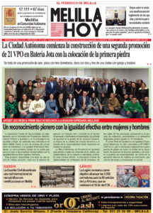 Portada del periódico Melilla Hoy del 18 de diciembre de 2025