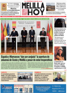 Portada del periódico Melilla Hoy del 5 de diciembre de 2025.