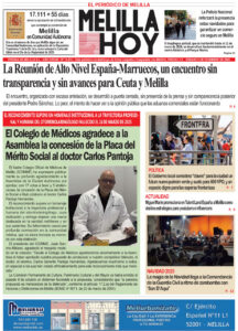 Portada del periódico Melilla Hoy del sábado 6 de diciembre de 2025
