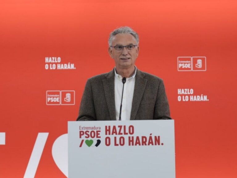 José Luis Quintana en comparecencia del PSOE de Extremadura