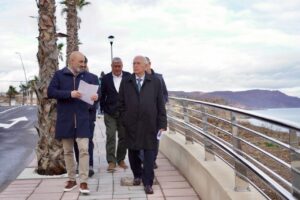 Inauguración de la remodelación de la Carretera de la Alcazaba en Melilla