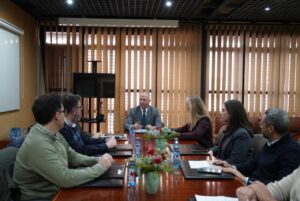 Reunión del Colegio de Arquitectos de Melilla con el Gobierno local