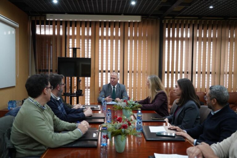 Reunión del Colegio de Arquitectos de Melilla con el Gobierno local