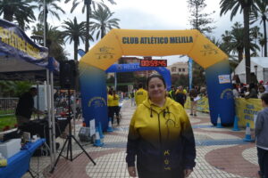 Inmaculada Ruiz en la San Silvestre Ciudad de Melilla 2025