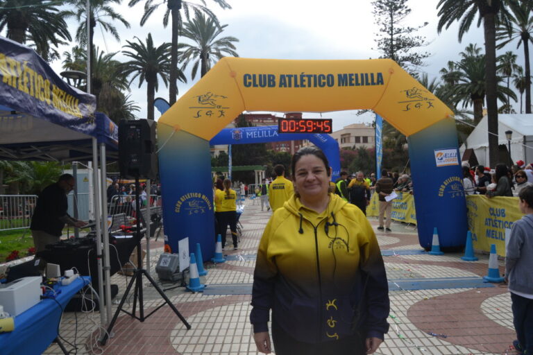 Inmaculada Ruiz en la San Silvestre Ciudad de Melilla 2025