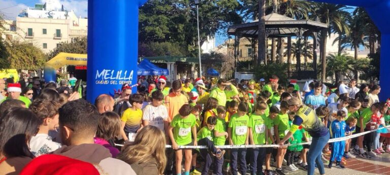 Corredores en la San Silvestre de Melilla listos para la competición