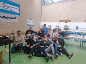 Grupo de tiradores en el evento Trofeo Mosqueteros en Melilla