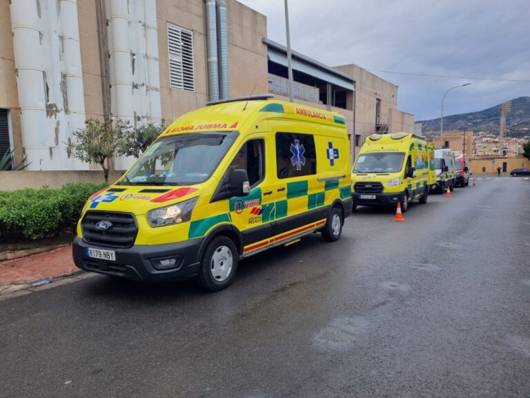 Ambulancias en el traslado de pacientes en Melilla