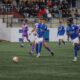 Jugadores de la U.D. Melilla B en un partido de fútbol