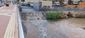 Vertido de aguas fecales en la estación de bombeo de Melilla