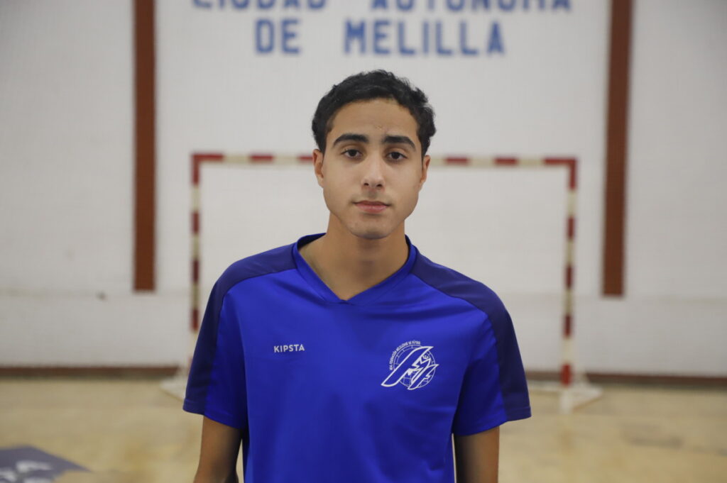 Jugador de fútbol sala de Melilla en el Campeonato de España Sub-14 y Sub-16