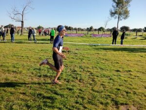 Atleta José Antonio Isla corriendo en el Campeonato de Andalucía Máster