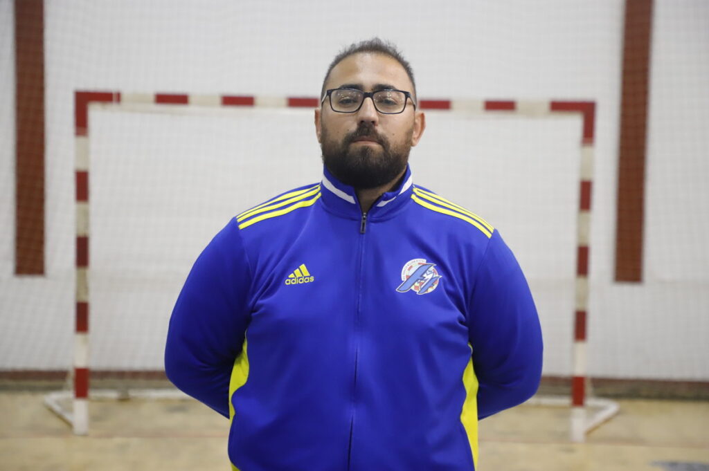 Entrenador de fútbol sala de Melilla en el campeonato Sub-14 y Sub-16