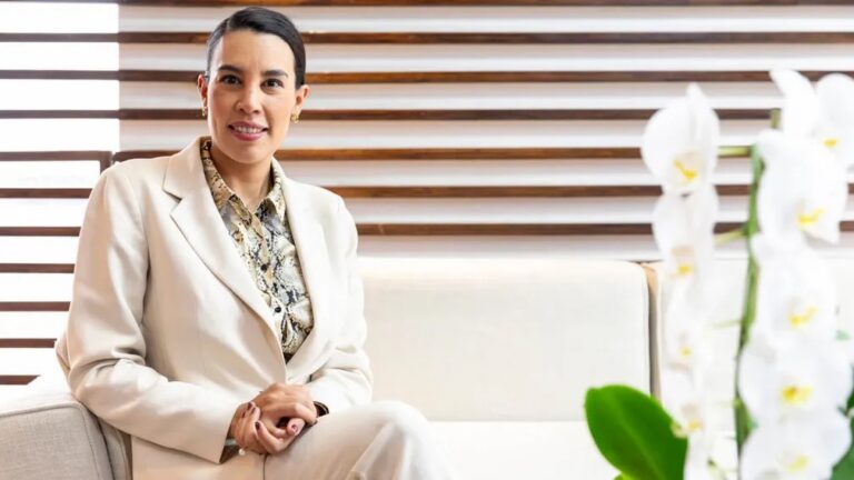 Josefina Rodriguez en un evento de Fitur 2026 en México