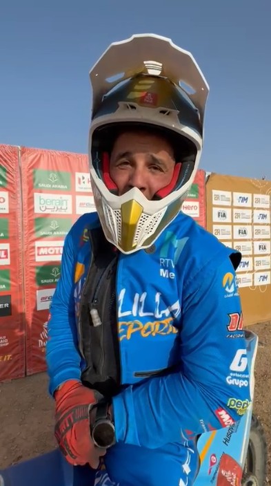 Rachid Al-Lal en el Rally Dakar 2026, con equipo de Melilla Ciudad del Deporte.