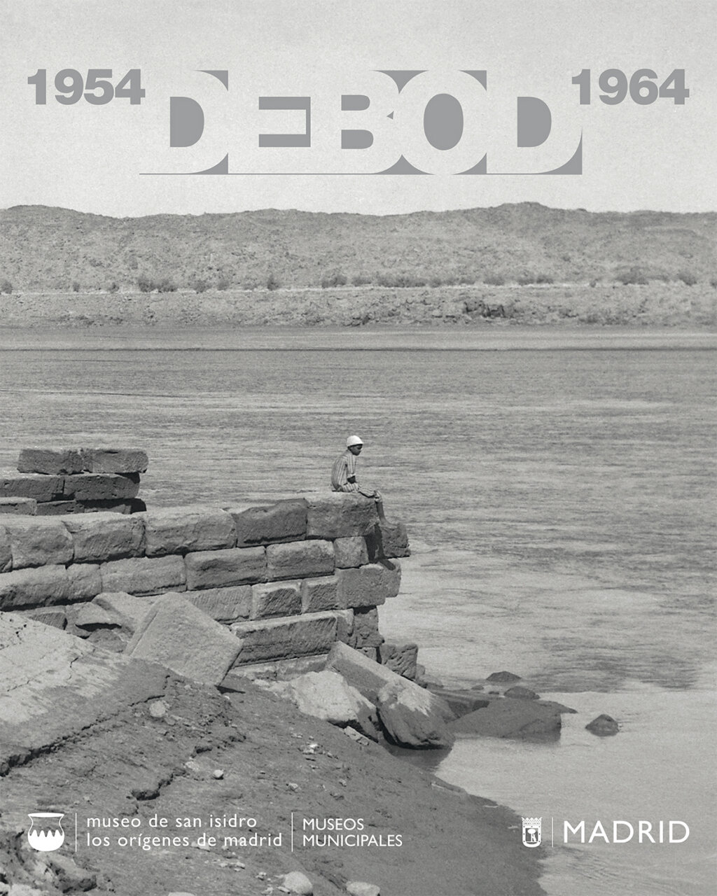 Cartel de la exposición sobre el templo de Debod en Madrid