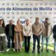 Miembros de CCOO agradeciendo al Banco de Alimentos en Melilla
