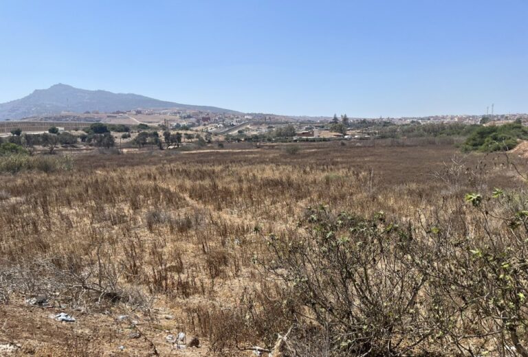 Terreno donde se construirán campos de fútbol en el polígono del SEPES
