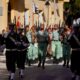 Desfile de las Fuerzas Armadas en Melilla con soldados marchando