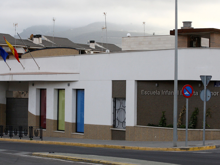 Vista exterior de la Escuela Infantil Infanta Leonor en Melilla