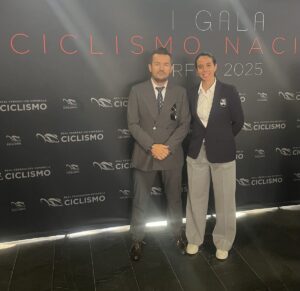 Begoña Luis en la Gala de Ciclismo Nacional 2025