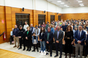 Asistentes en la gala de premios de ciclismo en Melilla