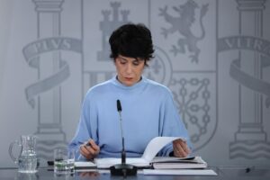 Ministra de Inclusión en rueda de prensa sobre regularización de migrantes