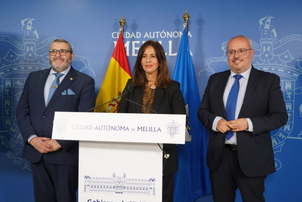 Rueda de prensa sobre la judería viva de Melilla con tres ponentes