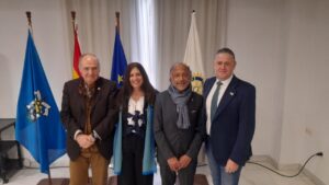 Miembros de la Mesa Interconfesional en Melilla durante un evento