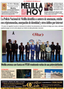 Portada del periódico Melilla Hoy del 22 de enero de 2026