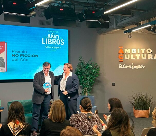 Entrega de premios Un año de libros en El Corte Inglés en Madrid