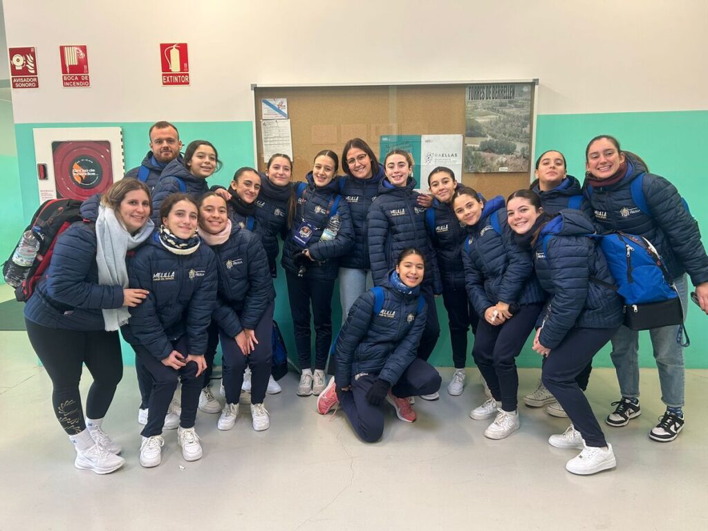 Equipo de selecciones melillenses en el Campeonato Infantil y Cadete de SS.AA.