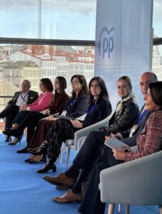 Sofía Acedo en la Interparlamentaria del PP en A Coruña