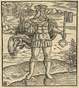 Representación de Iannus, dios romano de los comienzos y finales.