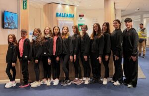 Gimnastas del Club Ágora en el Torneo Benalrítmica en Benalmádena