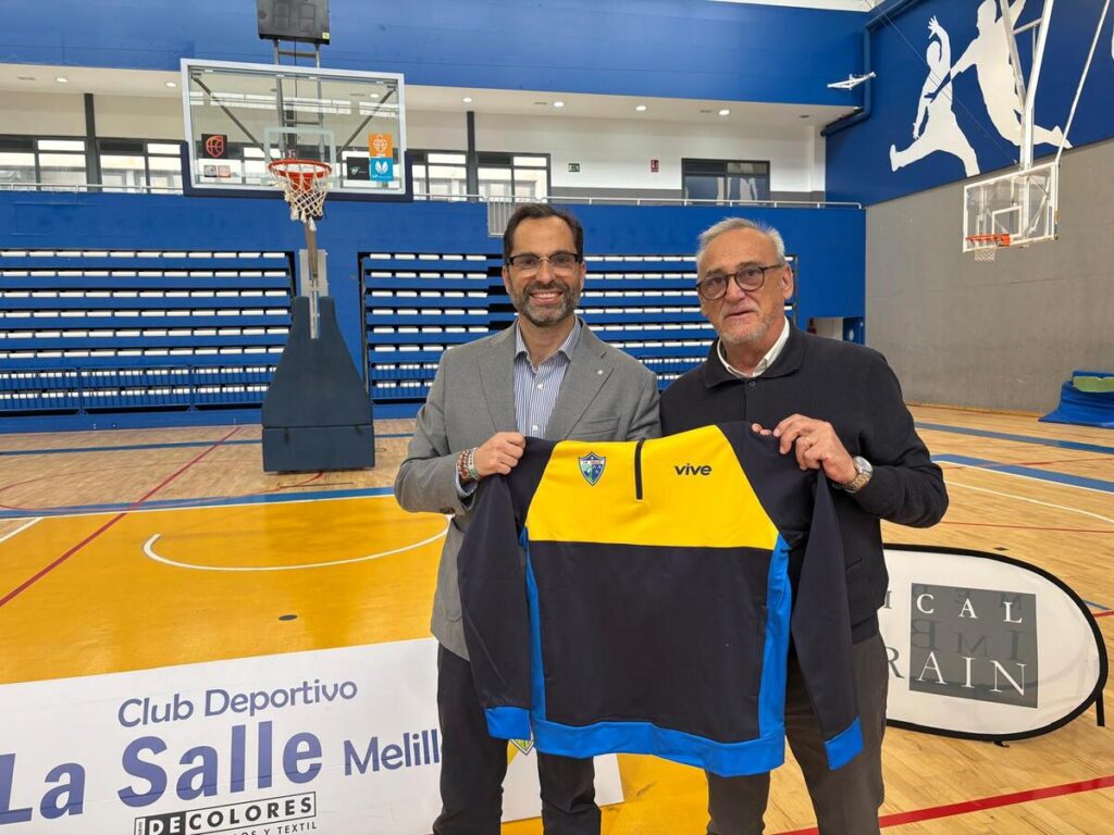 Jesús Romero Imbroda y José Cabezo en el MCD La Salle