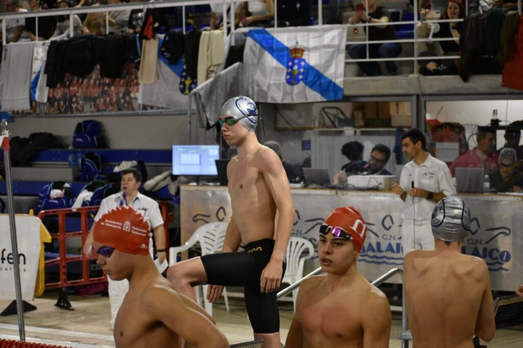 Nadadores de la selección melillense en el Campeonato de España de natación