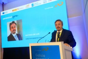 Antonio de Luis en evento de Universidad Pyme en Galicia