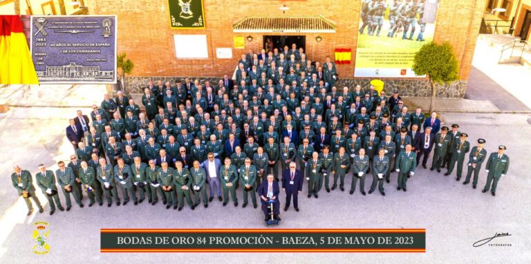 Reencuentro de la 84ª promoción en las Bodas de Oro en Baeza