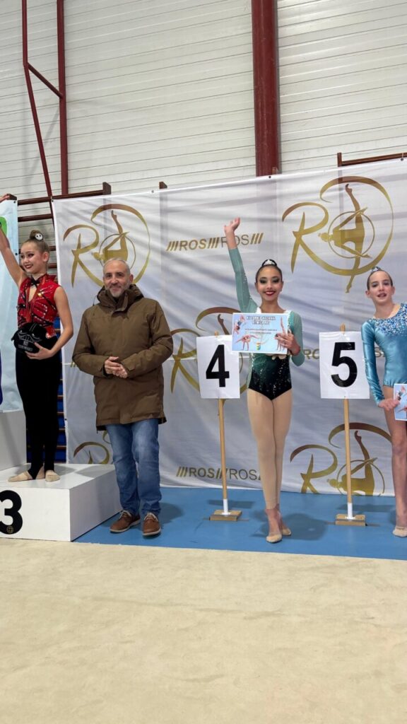 Gimnastas del Club Virka Melilla en el Trofeo Ros de Pantoja