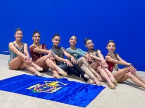 Gimnastas del Club Virka Melilla en el Trofeo Ros de Pantoja