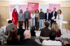 Reunión de Sumar, Comunes, IU y Más Madrid para coalición electoral