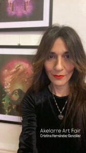 Cristina Hernández González en la conferencia sobre Alberto Durero