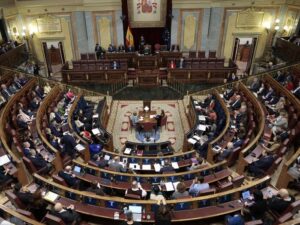 Vista general del Congreso de los Diputados en sesión plenaria