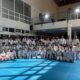 Grupo de karatecas en un curso técnico de Shiai Kumite en Melilla