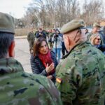 Reunión entre militares y autoridades sobre la nueva base en Monte la Reina